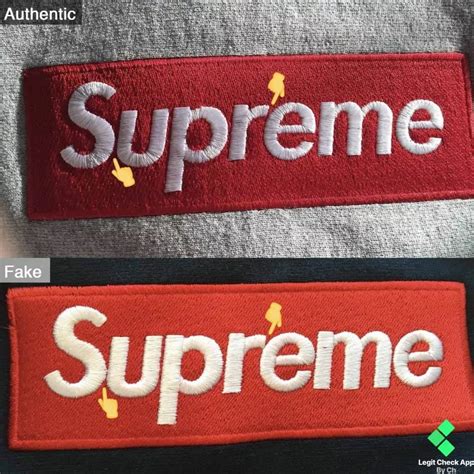 supreme clothing real vs fake|how to check for fake supreme.